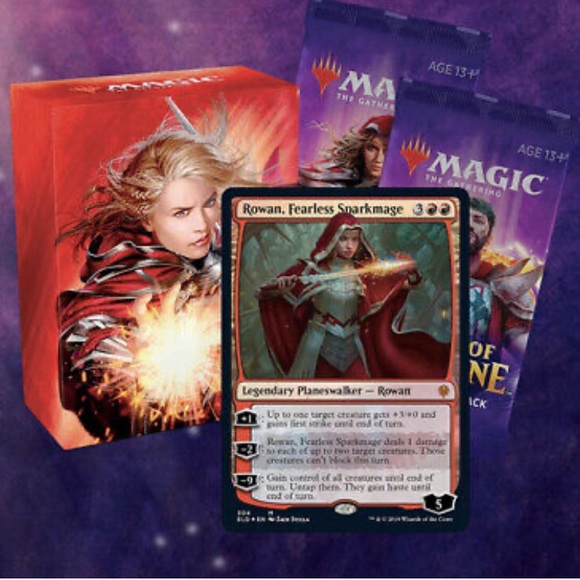 Magic the Gathering MTG Throne of Eldraine Rowan Planeswalker Game Deck Sealed - Picture 4 of 8